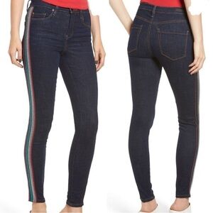 Blank NYC The Bond Jeans with Glitter multicolored Stripe